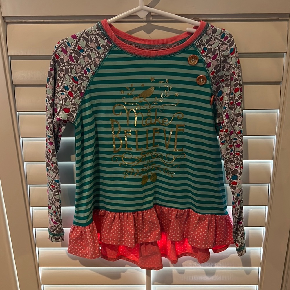 Matilda Jane “Make Believe” Shirt. Sz 4t. EUC